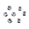 6 Pack: Alphabet Acrylic Cube Craft Beads by Bead Landing™, 5.5mm